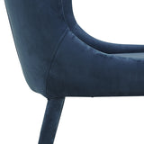 Claudia Dining Chair Navy Velvet