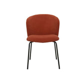 Ellis Dining Chair Terracotta Velvet