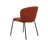 Ellis Dining Chair Terracotta Velvet