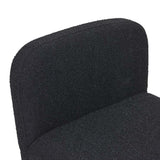 Hugo Arc Chair Charcoal Boucle