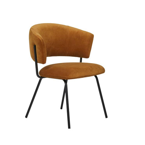 Mimi Dining Chair Caramel Velvet