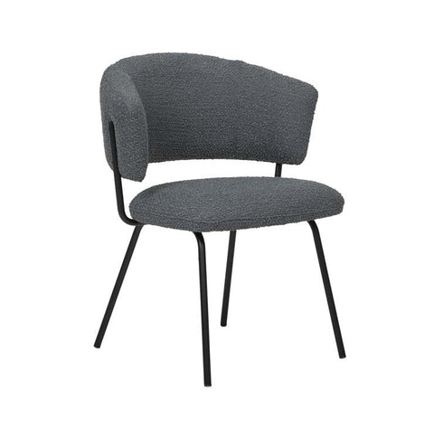 Mimi Dining Chair Charcoal Boucle