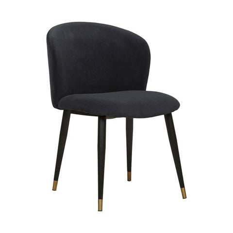 Sara Dining Chair Onyx Velvet