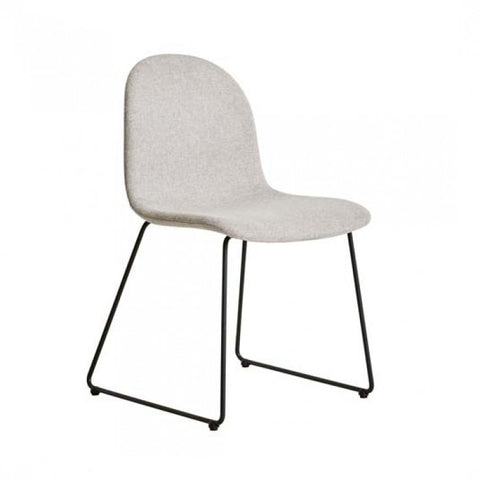 Smith Sleigh Leg Dining chair Winter Grey