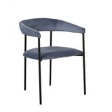 Stanley Dining Chair Steel Blue