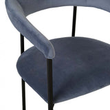 Stanley Dining Chair Steel Blue