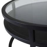 windsor layer coffee table dark