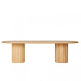 Benjamin Ripple Dining Table Natural 2800mm