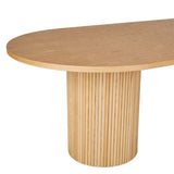 Benjamin Ripple Dining Table Natural 2800mm