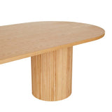 Benjamin Ripple Dining Table Natural 2800mm