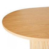 Benjamin Ripple Dining Table Natural 2800mm