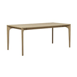 Huxley Curve Dining Table 1800mm Natural