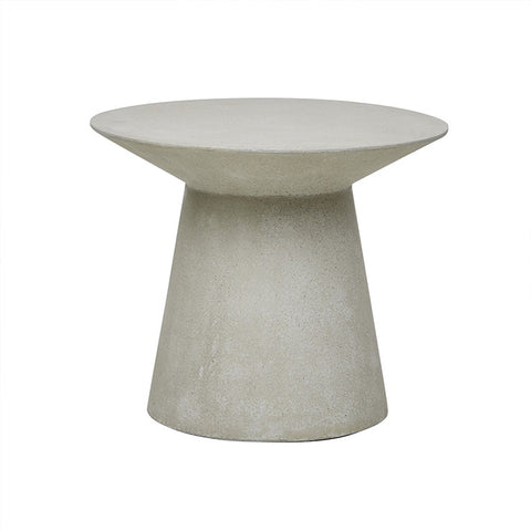 Livorno Round Side Table Grey Speckle