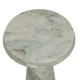 Rufus Contour Marble Side Table Onyx