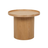 Classique Pedestal Side Table Natural