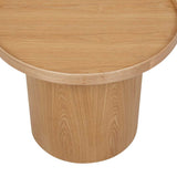 Classique Pedestal Side Table Natural