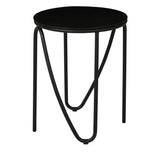 Fleur Side Table Black