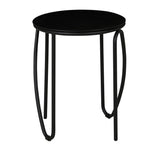 Fleur Side Table Black