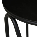 Fleur Side Table Black