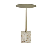 Verona Pillar Side Table Latte