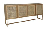 Willow Woven Buffet Teak