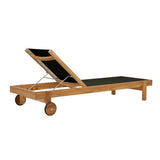 Cannes Sling Sunbed Black