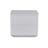 maxwell bedside white
