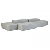 Aruba Block Modular Sofa Large Back Rest Lead