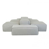 Aruba Block Modular Sofa Large Back Rest Lead