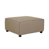 Aruba Cube Ottoman Bark