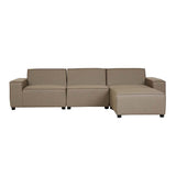 Aruba Cube Right Arm Sofa Bark