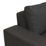 Aruba Platform Two Seater Left Arm Sofa Sooty