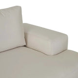 Aruba Platform Two Seater Right Chaise Canvas