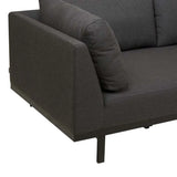 Aruba Platform Two Seater Right Chaise Sooty