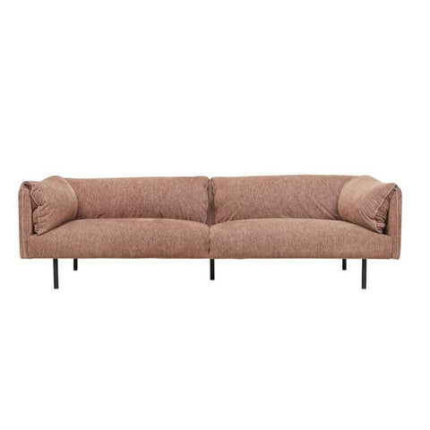 Felix Fold Four Seater Sofa Rust