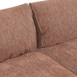 Felix Fold Four Seater Sofa Rust