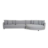 Hugo Tonda Right Chaise Set Harbour Grey