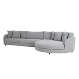 Hugo Tonda Right Chaise Set Harbour Grey