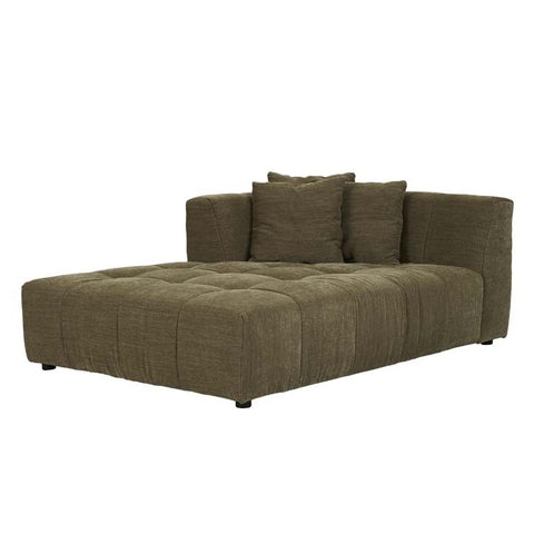 Sidney Slouch Left Chaise Copeland Olive