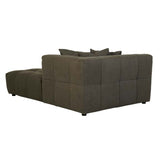 Sidney Slouch Right Chaise Cinder Grey