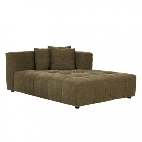 Sidney Slouch Right Chaise Copeland Olive