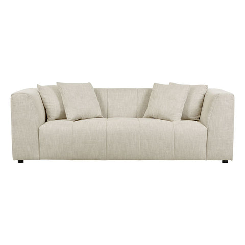 Sidney Slouch Three Seater Sofa Barley