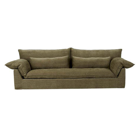 Vittoria Como Four Seater Sofa Copeland Olive