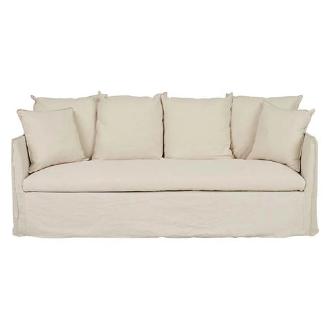 Vittoria Slip Cover Three Seater Sofa Dune