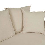 Vittoria Slip Cover Three Seater Sofa Dune