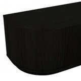 Oberon Crescent Entertainment Unit Black 1800mm